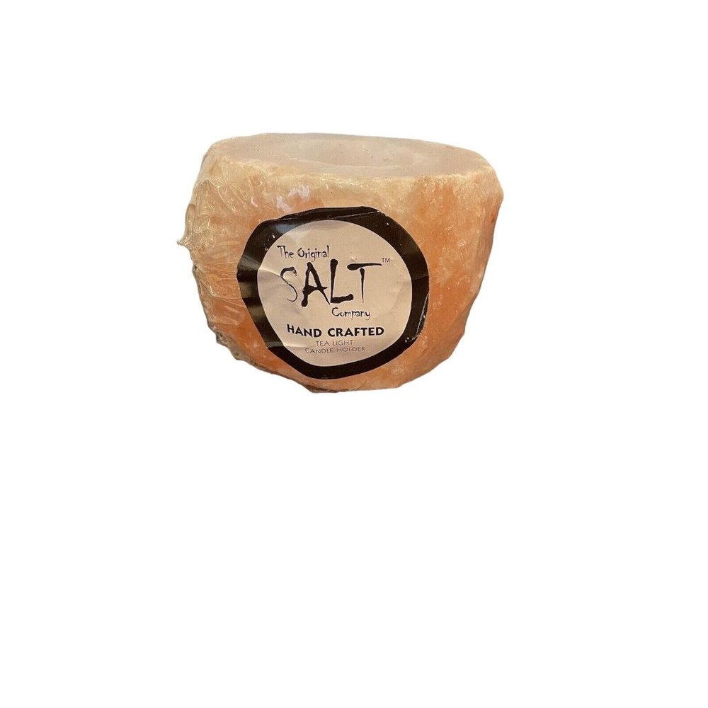 Himalayan Rock Salt Tea Light Candle Holder NEW